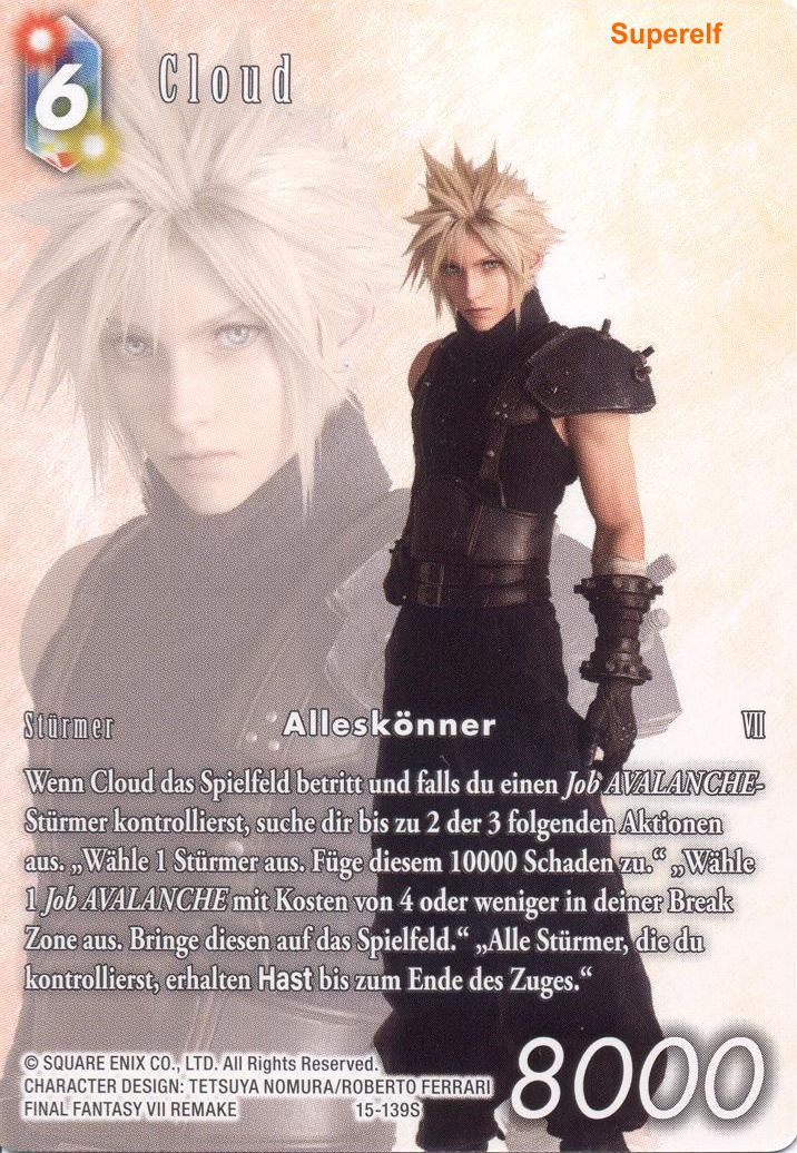 Final Fantasy Opus 15-139 S Cloud Feuer/Erde