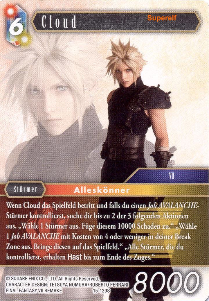 Final Fantasy Opus 15-139 S Cloud Feuer/Erde