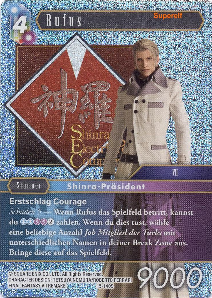 Final Fantasy Opus 15-140 S Rufus Eis/Blitz