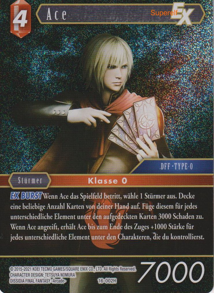 Final Fantasy Opus 16-002 H Ace Feuer