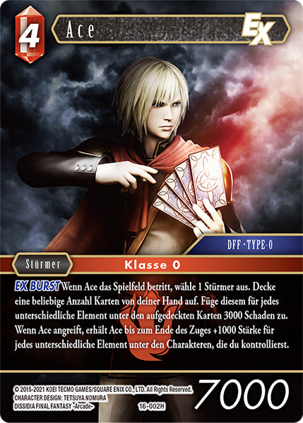 Final Fantasy Opus 16-002 H Ace Feuer