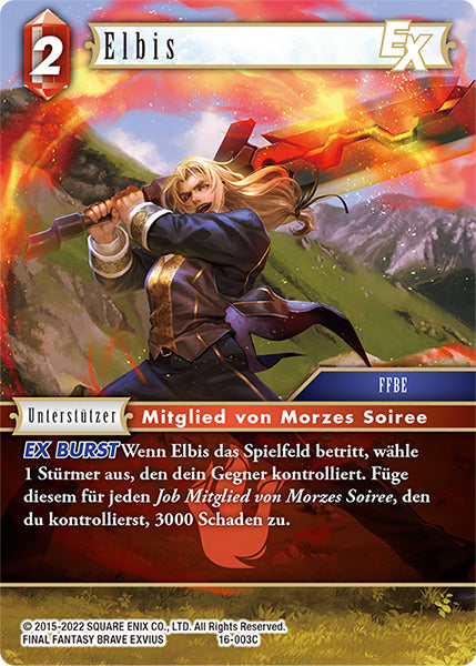 Final Fantasy Opus 16-003 C Elbis Feuer