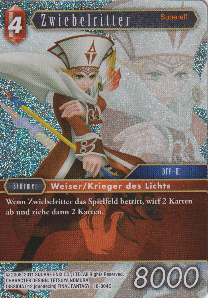 Final Fantasy Opus 16-004 C Zwiebelritter Feuer