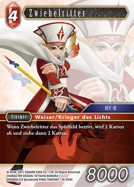 Final Fantasy Opus 16-004 C Zwiebelritter Feuer