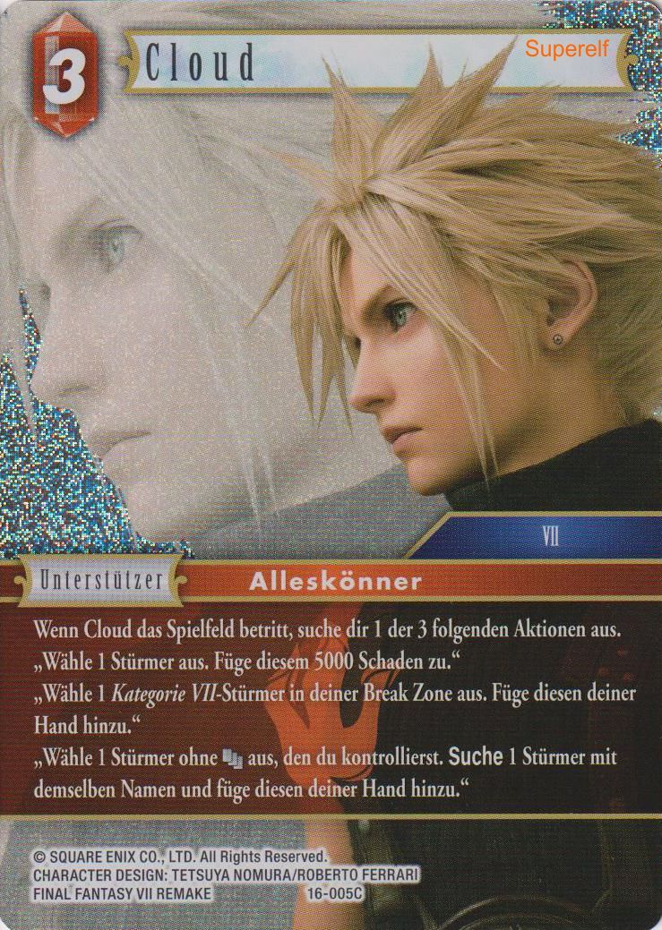 Final Fantasy Opus 16-005 C Cloud Feuer