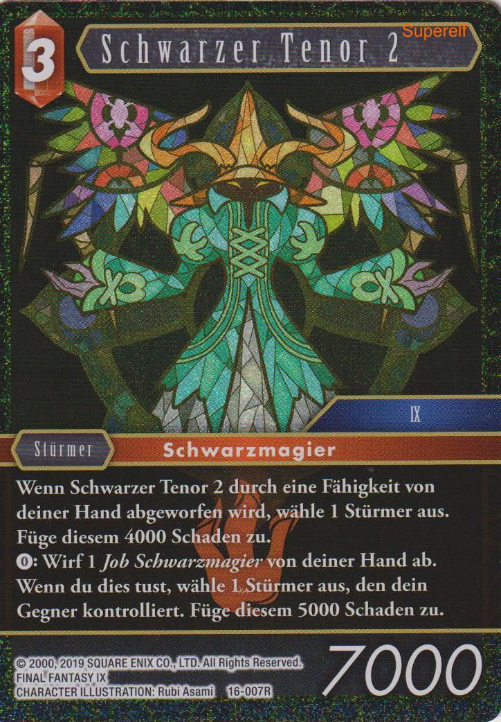 Final Fantasy Opus 16-007 R Schwarzer Tenor 2 Feuer