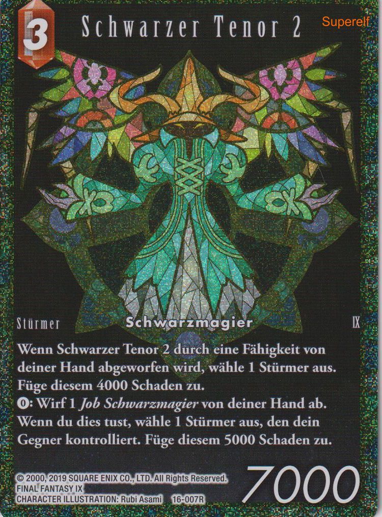 Final Fantasy Opus 16-007 R Schwarzer Tenor 2 Feuer