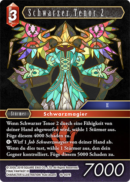 Final Fantasy Opus 16-007 R Schwarzer Tenor 2 Feuer