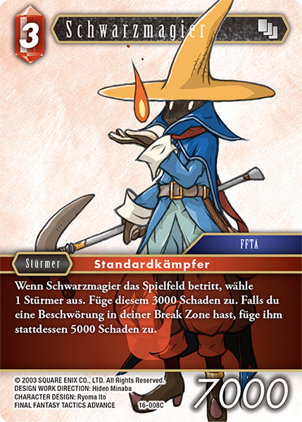 Final Fantasy Opus 16-008 C Schwarzmagier Feuer