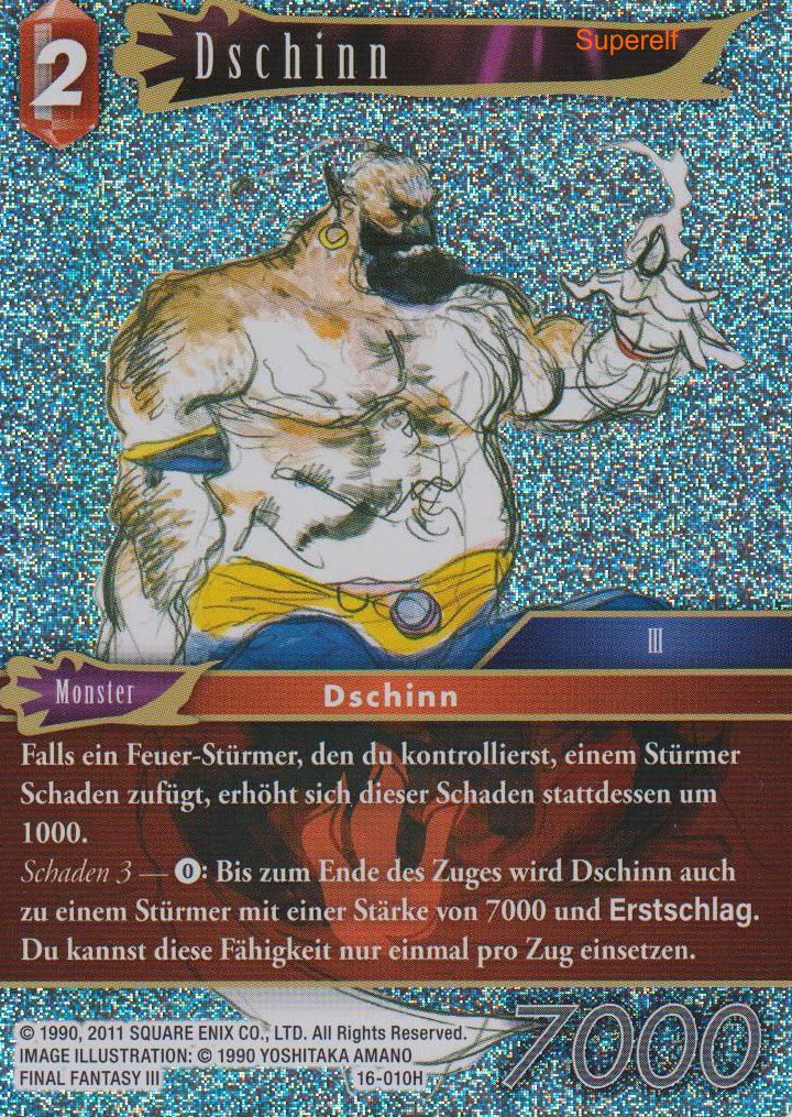 Final Fantasy Opus 16-010 H Dschinn Feuer