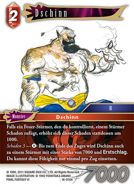 Final Fantasy Opus 16-010 H Dschinn Feuer