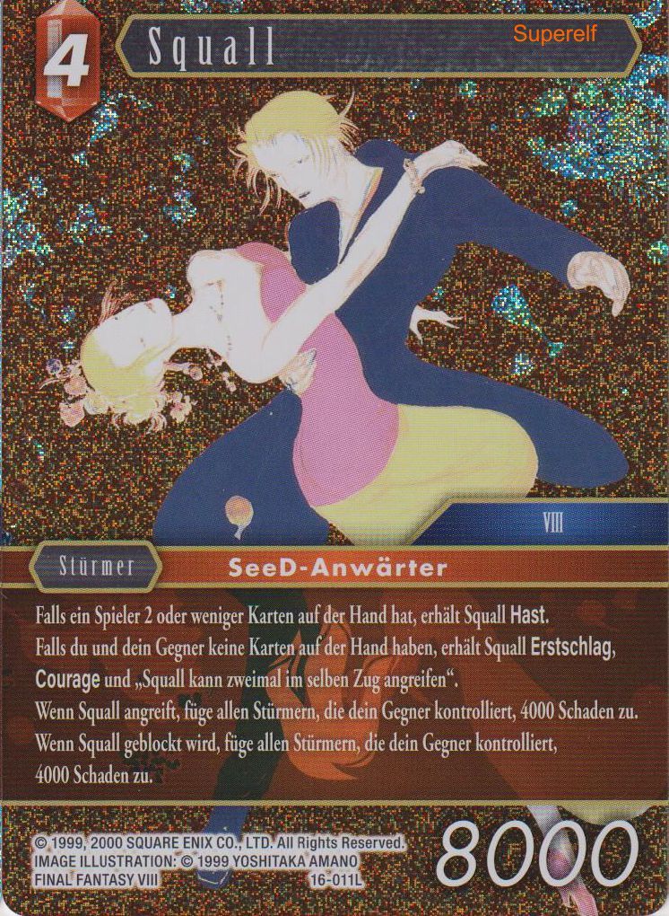 Final Fantasy Opus 16-011 L Squall Feuer