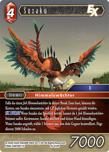 Final Fantasy Opus 16-012 R Suzaku Feuer