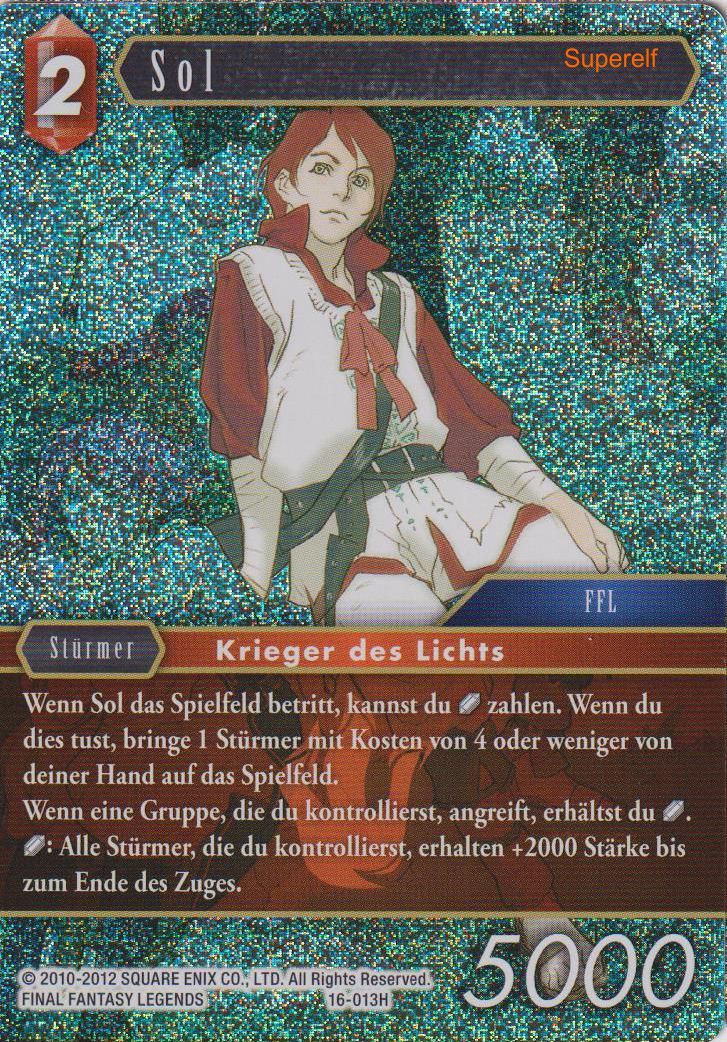 Final Fantasy Opus 16-013 H Sol Feuer