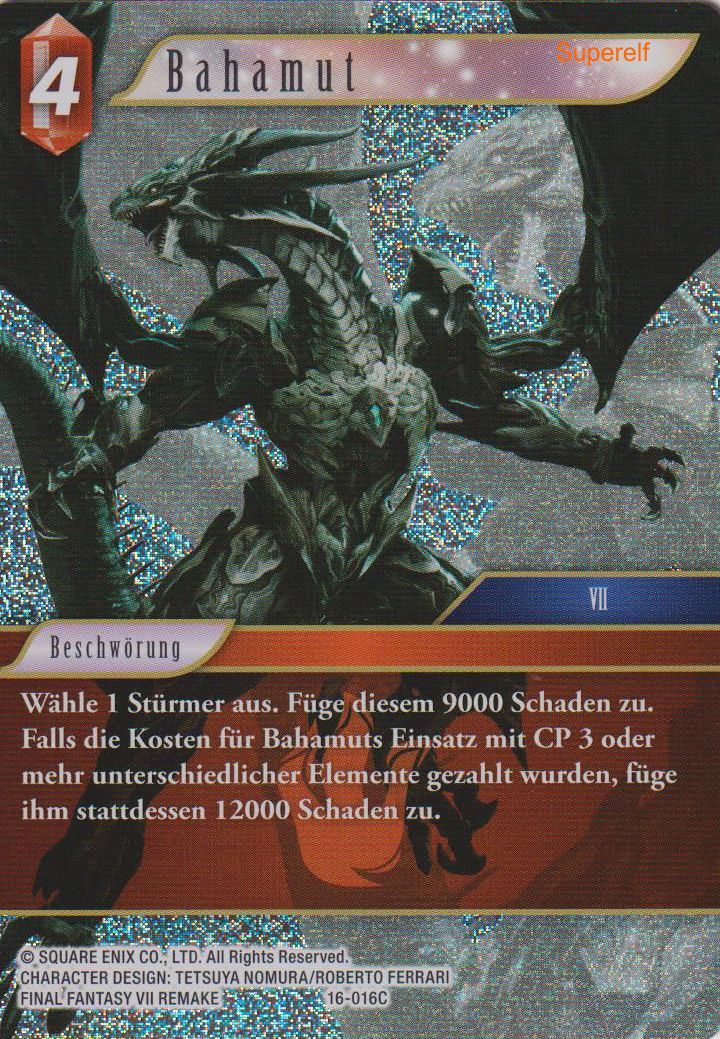 Final Fantasy Opus 16-016 C Bahamut Feuer