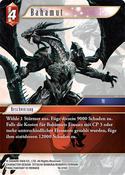 Final Fantasy Opus 16-016 C Bahamut Feuer