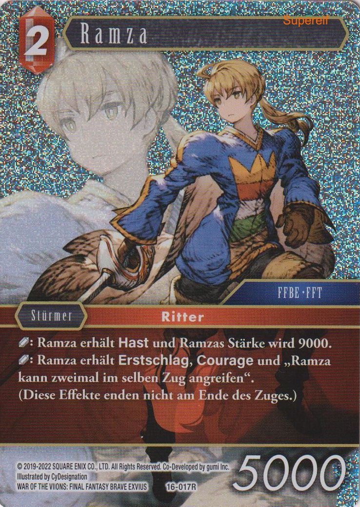 Final Fantasy Opus 16-017 R Ramza Feuer