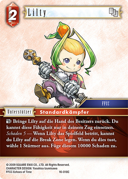 Final Fantasy Opus 16-018 C Lilty Feuer