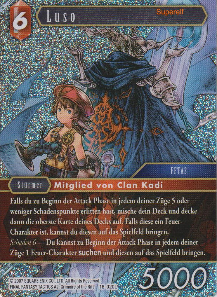Final Fantasy Opus 16-020 L Luso Feuer