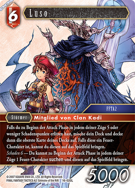 Final Fantasy Opus 16-020 L Luso Feuer