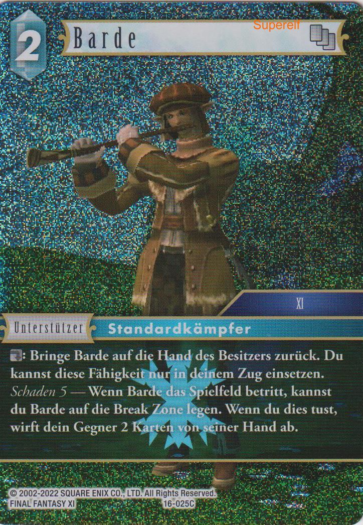 Final Fantasy Opus 16-025 C Barde Eis