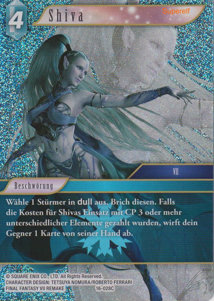 Final Fantasy Opus 16-028 C Shiva Eis