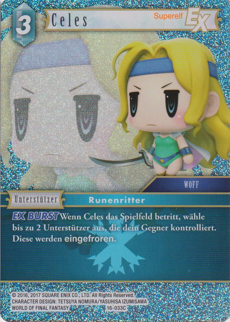 Final Fantasy Opus 16-033 C Celes Eis