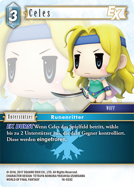 Final Fantasy Opus 16-033 C Celes Eis