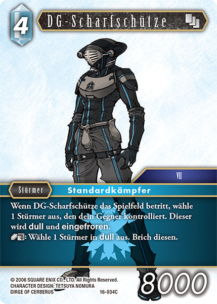 Final Fantasy Opus 16-034 C DG Scharfschütze Eis