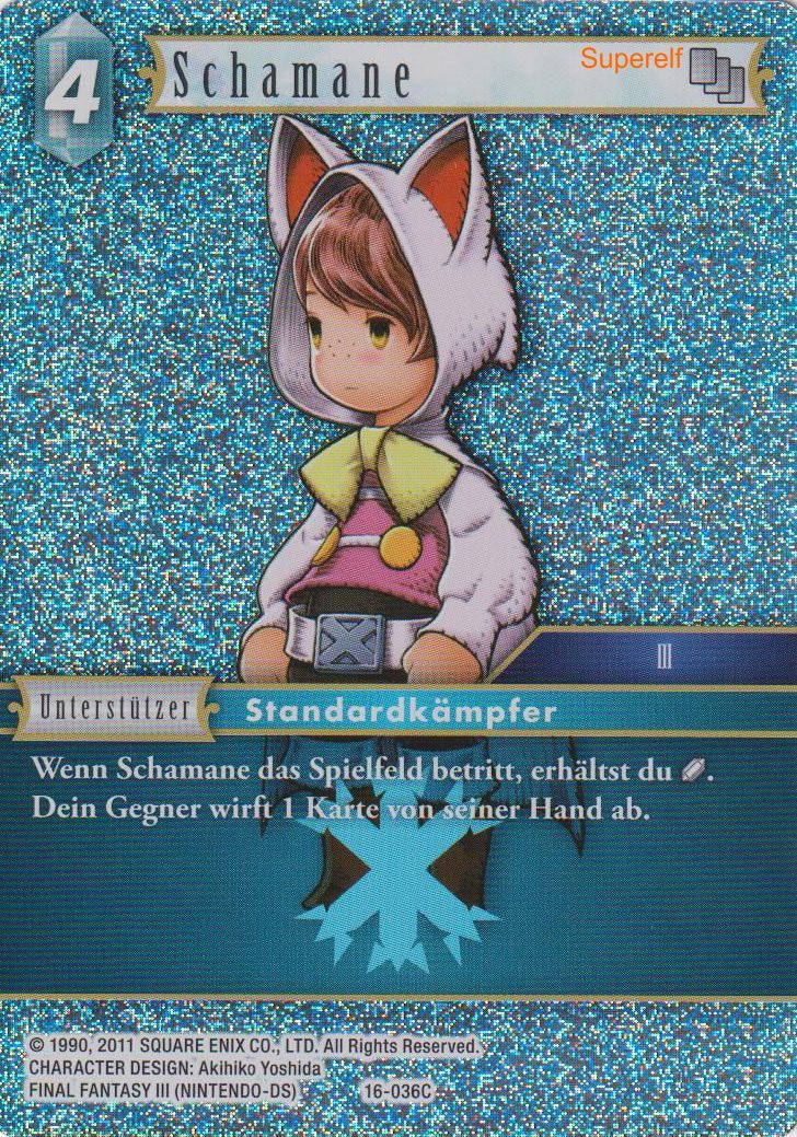 Final Fantasy Opus 16-036 C Schamane Eis