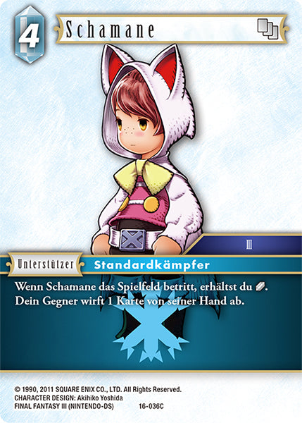Final Fantasy Opus 16-036 C Schamane Eis