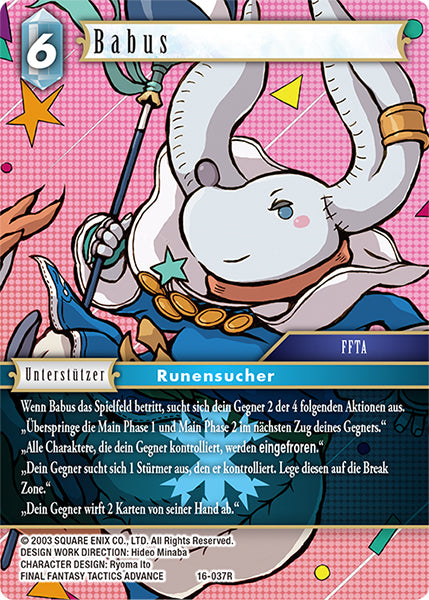 Final Fantasy Opus 16-037 R Babus Eis