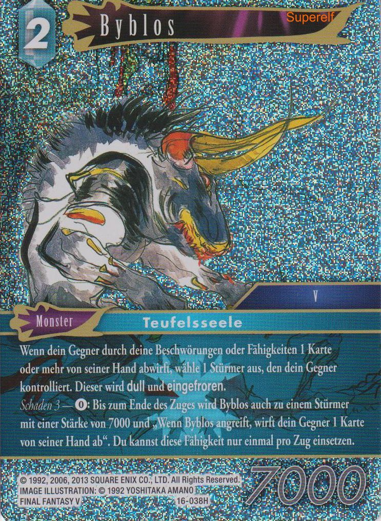 Final Fantasy Opus 16-038 H Byblos Eis