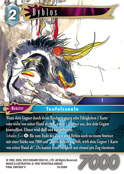 Final Fantasy Opus 16-038 H Byblos Eis