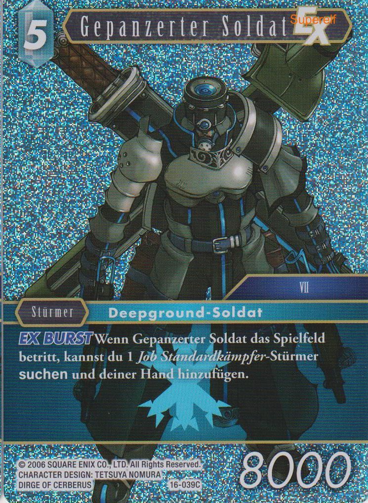 Final Fantasy Opus 16-039 C Gepanzerter Soldat Eis