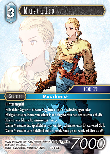 Final Fantasy Opus 16-040 R Mustadio Eis
