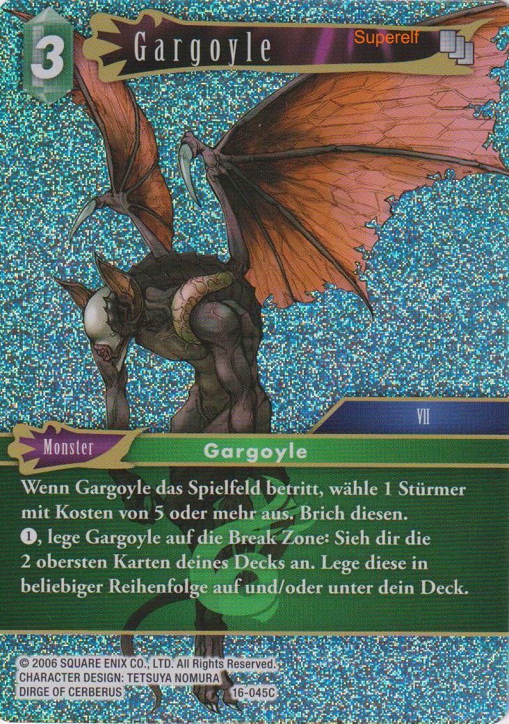 Final Fantasy Opus 16-045 C Gargoyle Wind