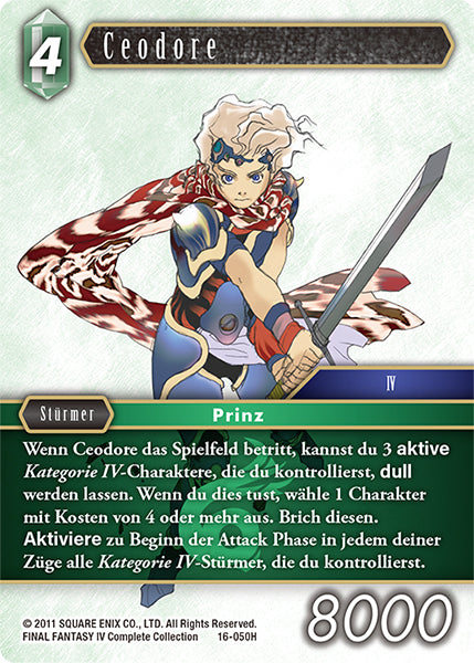 Final Fantasy Opus 16-050 H Ceodore Wind