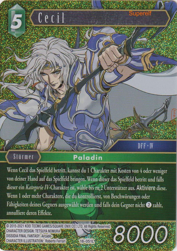 Final Fantasy Opus 16-051 L Cecil Wind