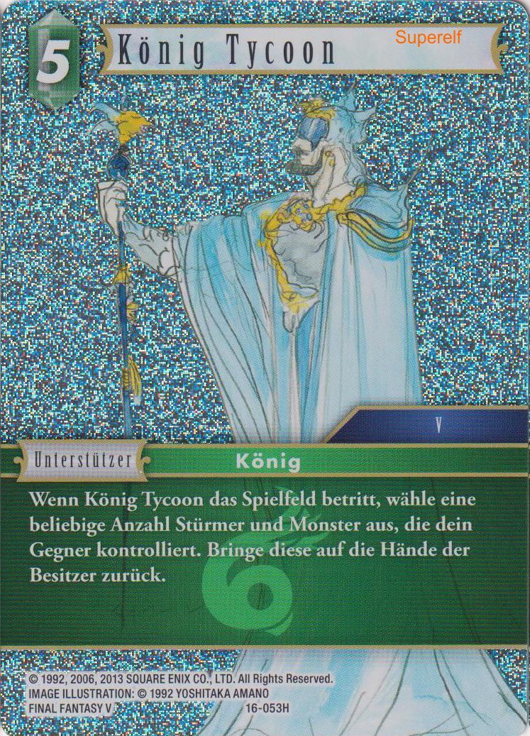 Final Fantasy Opus 16-053 H König Tycoon Wind
