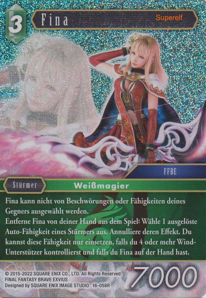 Final Fantasy Opus 16-058 R Fina Wind