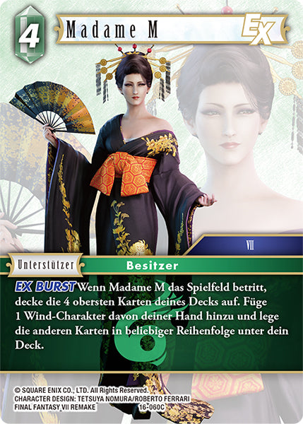 Final Fantasy Opus 16-060 C Madam M WInd