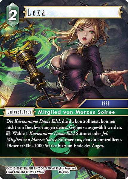 Final Fantasy Opus 16-062 C Lexa Wind