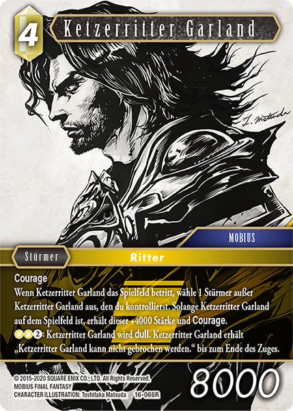 Final Fantasy Opus 16-066 R Ketzerritter Garland Erde