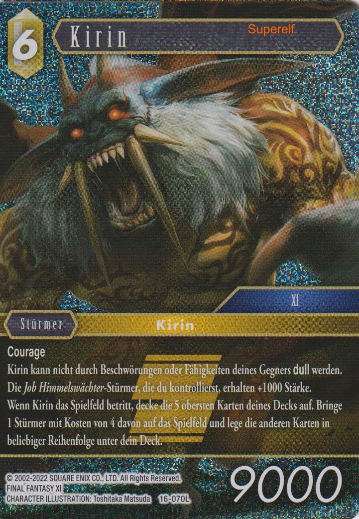 Final Fantasy Opus 16-070 L Kirin Erde