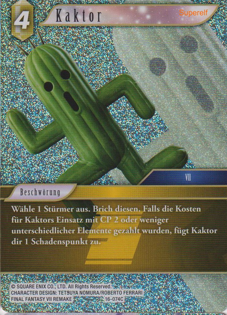 Final Fantasy Opus 16-074 C Kaktor Erde