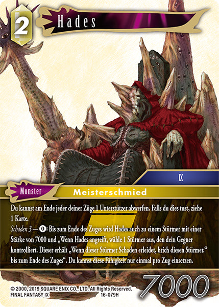 Final Fantasy Opus 16-079 H Hades Erde