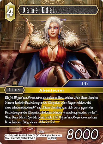 Final Fantasy Opus 16-080 H Dame Edel Erde