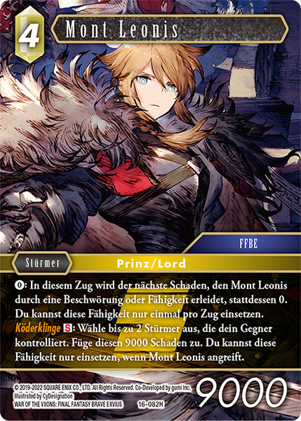 Final Fantasy Opus 16-082 H Mont Leonis Erde