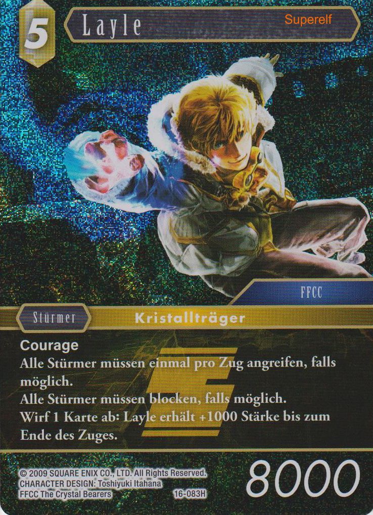 Final Fantasy Opus 16-083 H Layle Erde